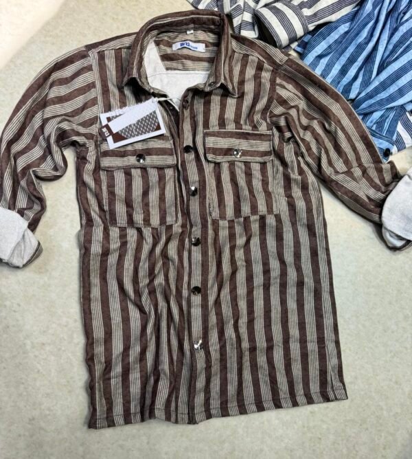 DRJ Denim Stripe Outer Shirt